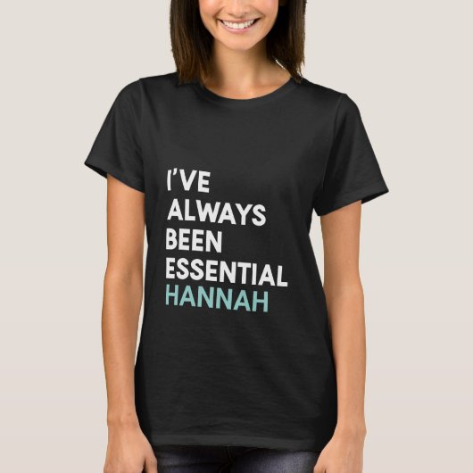 Ich war schon immer essenziell moderne lustige Typ T-Shirt (Vorderseite)