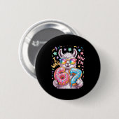 Ich war sechs, ich bin sieben 6 7 Lama 67 Meme 7. Button (Vorne & Hinten)