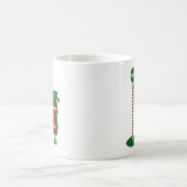 "Ich war sehr gut" oder "unanständig" Weihnachtsfe Kaffeetasse (Mittel)