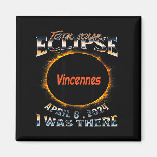 Ich war Sonnenfinsternis Vincennes Indiana dort Magnet