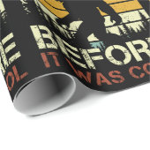 Ich war sozial distanziert, ehe es Cool lustig war Geschenkpapier (Rolleneckpunkt)