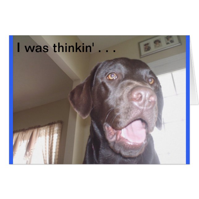 Ich war thinkin… (Vorderseite (Horizontal))