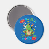 Ich war unartig magnet (Vorderseite/Rückseite)