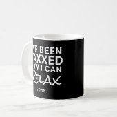 Ich war Vaxxed Relax Funny Zitat Personalisiert Kaffeetasse (Vorderseite Links)