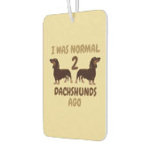 Ich war vor 2 Dackeln normal Autolufterfrischer (Links)