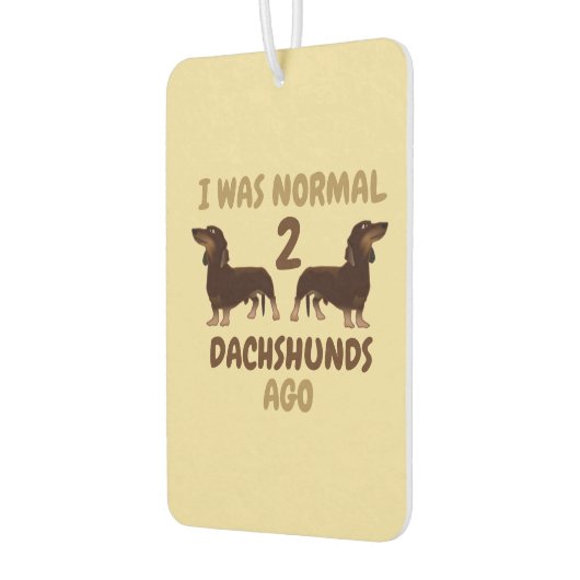 Ich war vor 2 Dackeln normal Autolufterfrischer (Links)