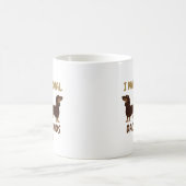 Ich war vor 2 Dackeln normal Kaffeetasse (Mittel)