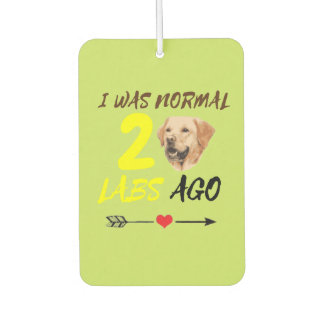 Ich war vor 2 Labradoren normal Autolufterfrischer