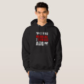Ich war vor 2 Pitbullen normal Hoodie (Vorne ganz)