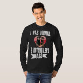Ich war vor 2 Rottweilers normal T-Shirt (Vorne ganz)