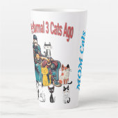 Ich war vor 3 Katzen normal - Funny Cat Tasse (Vorderseite)