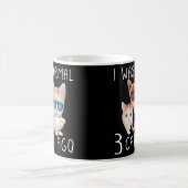 Ich war vor 3 Katzen normal Kaffeetasse (Mittel)