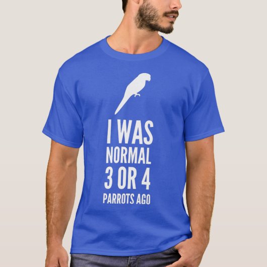 Ich war vor 3 oder 4 Papageien Premium T-Shirt (Vorderseite)