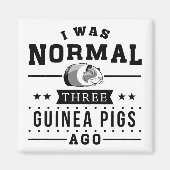 Ich war vor drei Guinea normal Magnet (Vorne)