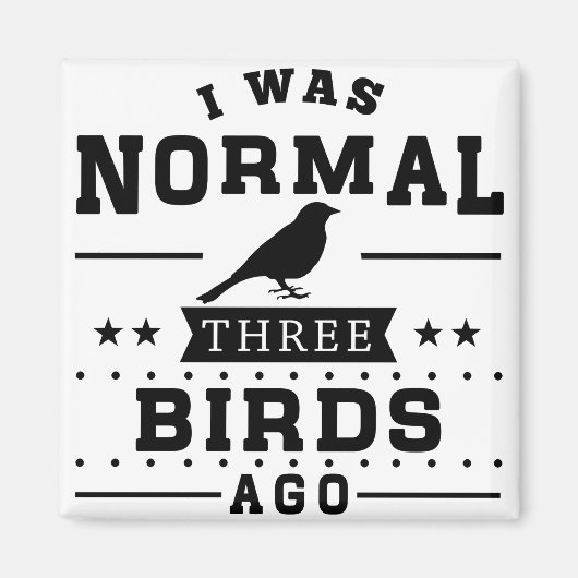 Ich war vor drei Jahren normal Magnet (Vorne)