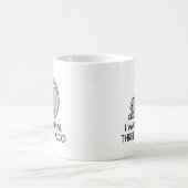 Ich war vor drei Katzen normal Kaffeetasse (Mittel)