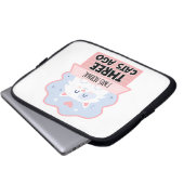 Ich war vor drei Katzen normal Laptopschutzhülle (Vorne Knopf)