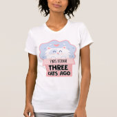 Ich war vor drei Katzen normal T-Shirt (Vorderseite)