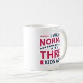 Ich war vor drei Kindern normal Kaffeetasse (VorderseiteRechts)