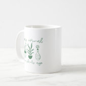 Ich war vor drei Pflanze normal Kaffeetasse (Vorderseite Links)