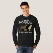 Ich war vor normalen Labradoren T-Shirt (Vorne ganz)