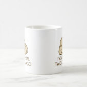Ich war vor zwei Hunden normal Kaffeetasse (Mittel)