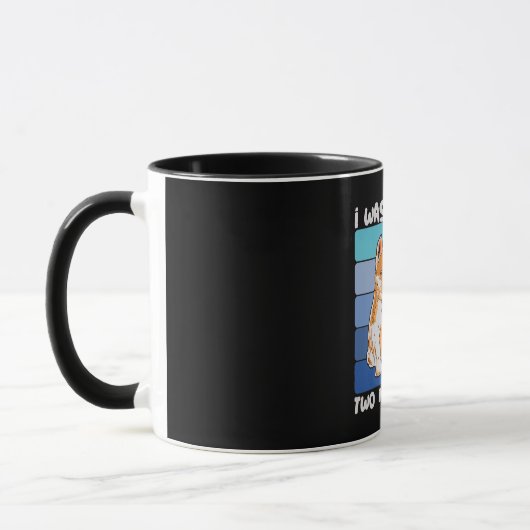 Ich war vor zwei Huskies normal | Shiba Dog Tasse (Links)