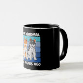 Ich war vor zwei Huskies normal | Shiba Dog Tasse (VorderseiteRechts)