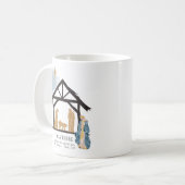 Ich war Weihnachten in Wiseman-Krippe Kaffeetasse (Vorderseite Links)