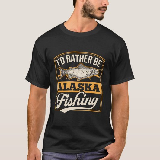 Ich wäre eher Alaska Fischen Vater Funny Lmon Ice T-Shirt (Vorderseite)