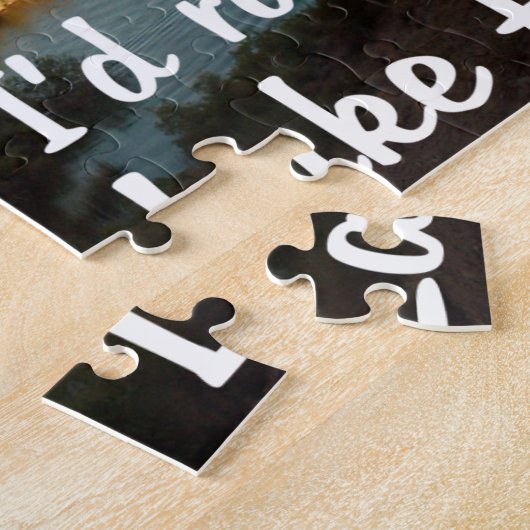 Ich wäre eher am Lake Havasu Jigsaw Puzzle (Seite)