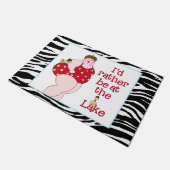 "Ich wäre eher am See!" Fußmatte (Schrägansicht)