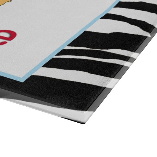 "Ich wäre eher am See" Schneidebrett (Ecke)