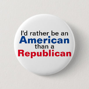 Ich wäre eher Amerikaner Button