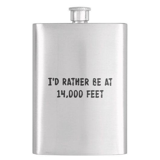 Ich wäre eher auf 3.000 Meter Flachmann (Vorderseite)