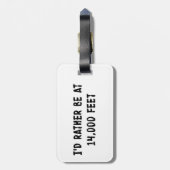 Ich wäre eher auf 3.000 Meter Gepäckanhänger (Rückseite vertikal)