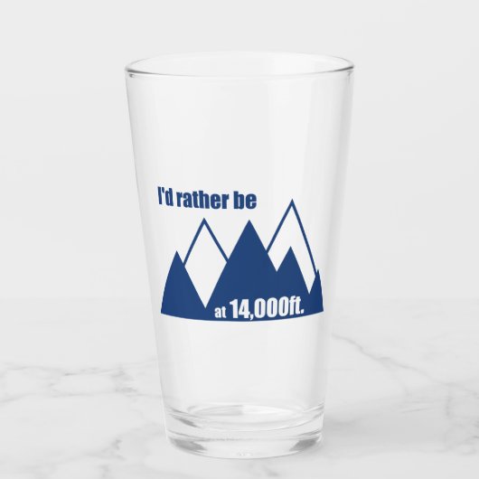 Ich wäre eher auf 3.000 Metern Höhe Glas (Vorderseite)
