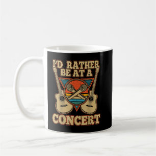 Ich wäre eher auf dem Konzert Vintage akustische G Kaffeetasse