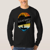 Ich wäre eher auf dem Zuckermaklersee Wisconsin Fi T-Shirt (Vorderseite)