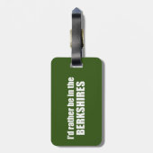 Ich wäre eher auf den Berkshires Gepäckanhänger (Rückseite vertikal)