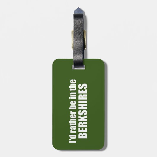 Ich wäre eher auf den Berkshires Gepäckanhänger (Rückseite vertikal)