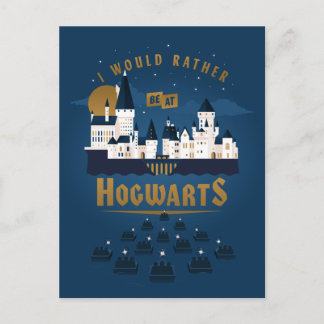 Ich wäre eher bei HOGWARTS™ Abstrakter Bootsfahrt Einladungspostkarte