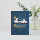 Ich wäre eher bei HOGWARTS™ Abstrakter Bootsfahrt Einladungspostkarte (Stehend Vorderseite)