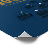 Ich wäre eher bei HOGWARTS™ Abstrakter Bootsfahrt Poster (Ecke)