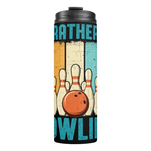 Ich wäre eher Bowling Graphic Thermosbecher (Vorderseite)