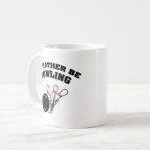 Ich wäre eher Bowling-Kaffee-Tasse Kaffeetasse (Vorderseite Links)