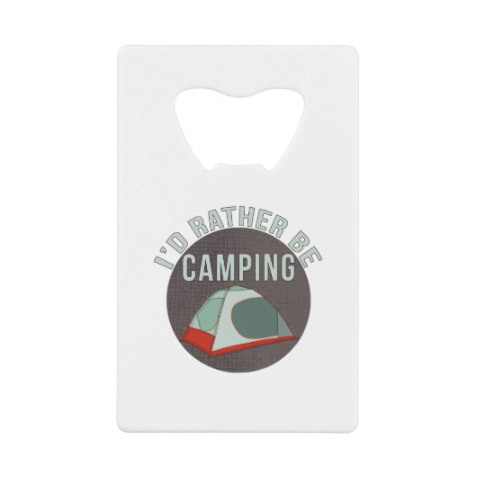 Ich wäre eher Camping Geldbeutel Flaschenöffner (Vorderseite)