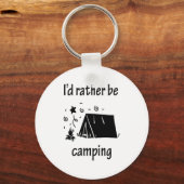 Ich wäre eher Camping Schlüsselanhänger (Vorderseite)
