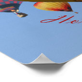 Ich wäre eher ein Heißluftballonposter Poster (Ecke)