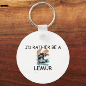 Ich wäre eher ein Lemur Schlüsselanhänger (Vorderseite)